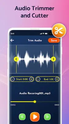 Voice Recorder android App screenshot 2